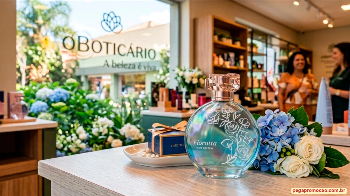 Brinde Grátis O Boticário Floratta Blue Crystal 2026: Participe e Resgate o Novo Lançamento